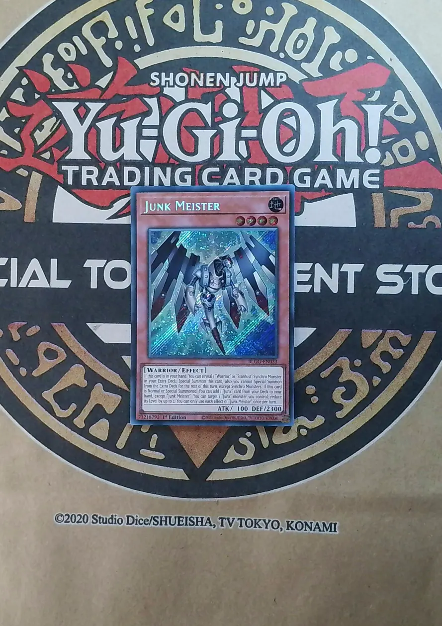 Junk Meister BLGG-EN033 Secret Rare front exact card scan