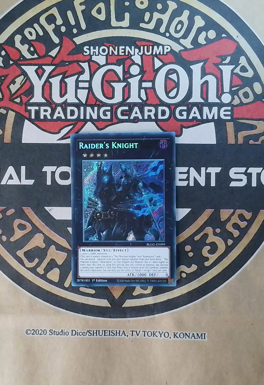Raider’s Knight BLGG-EN099 Secret Rare front exact card scan