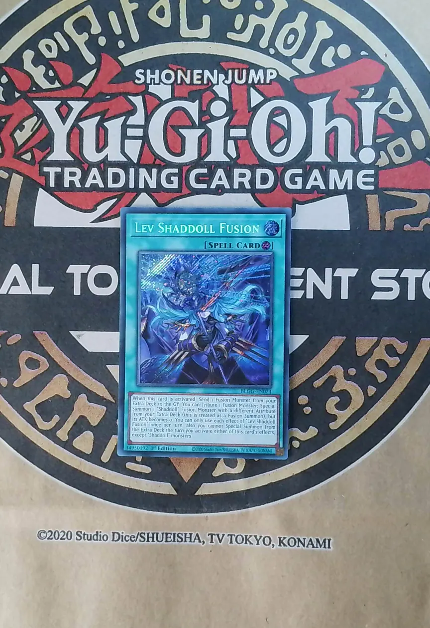 Lev Shaddoll Fusion BLGG-EN024 Secret Rare front exact card scan