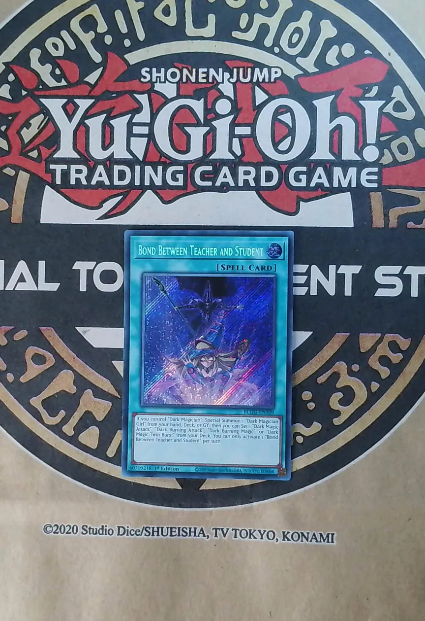 Bond Between Teacher and Student BLGG-EN109 Secret Rare front exact card scan