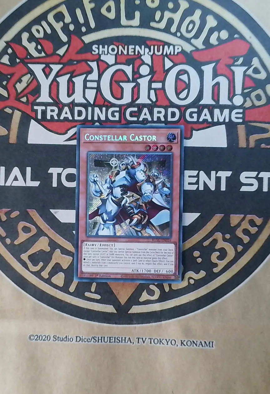 Constellar Castor BLGG-EN016 Secret Rare front exact card scan