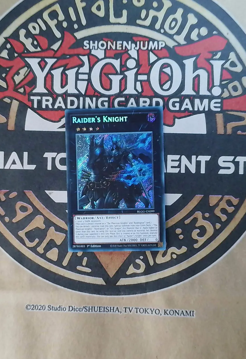 Raider’s Knight BLGG-EN099 Secret Rare front exact card scan