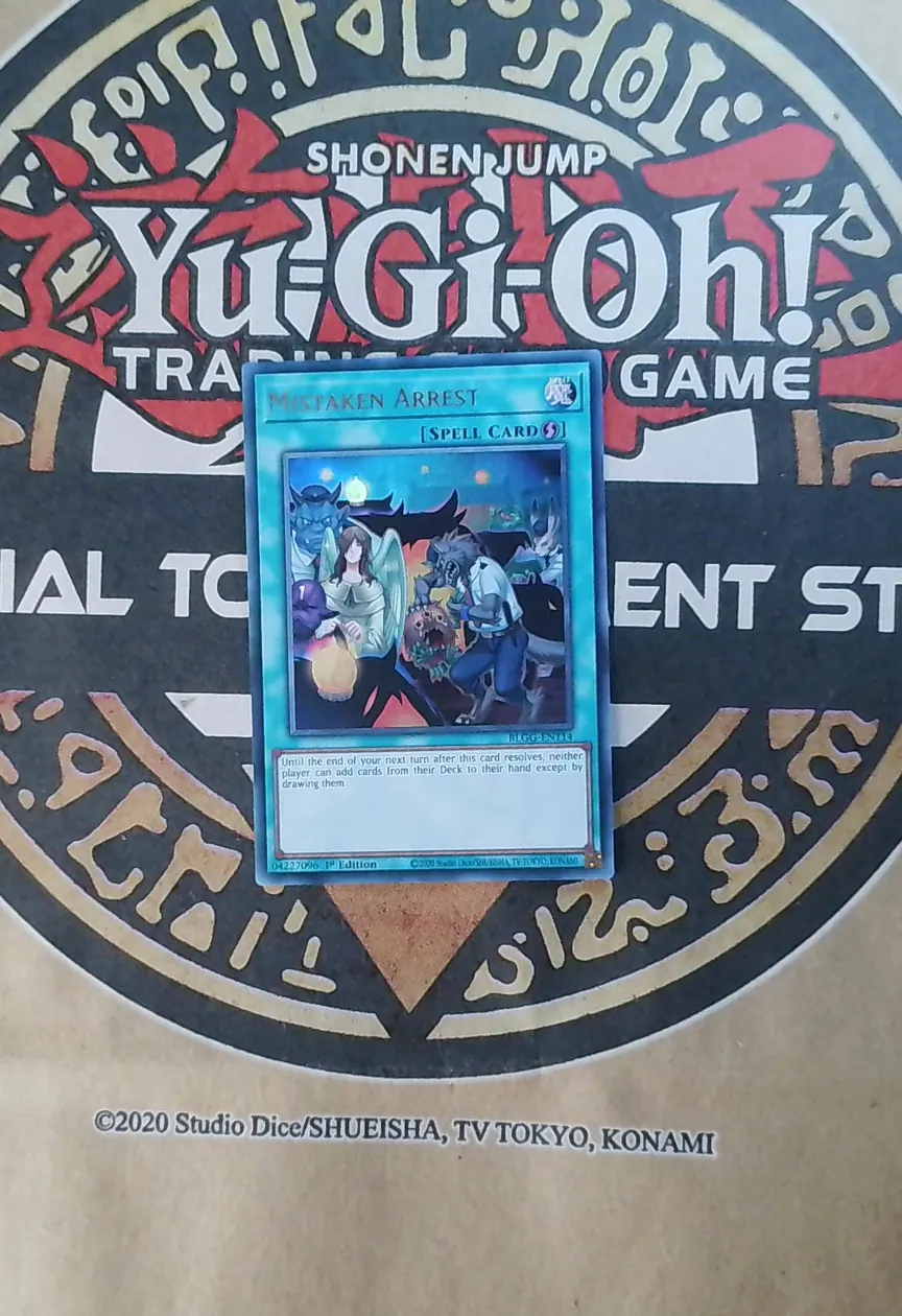 Mistaken Arrest BLGG-EN114 Ultra Rare front exact card scan