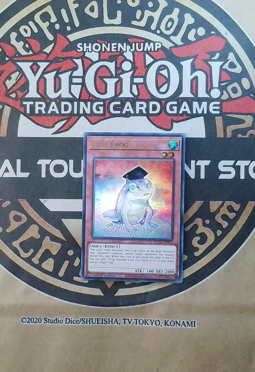 Dupe Frog BLGG-EN055 Ultra Rare front exact card scan