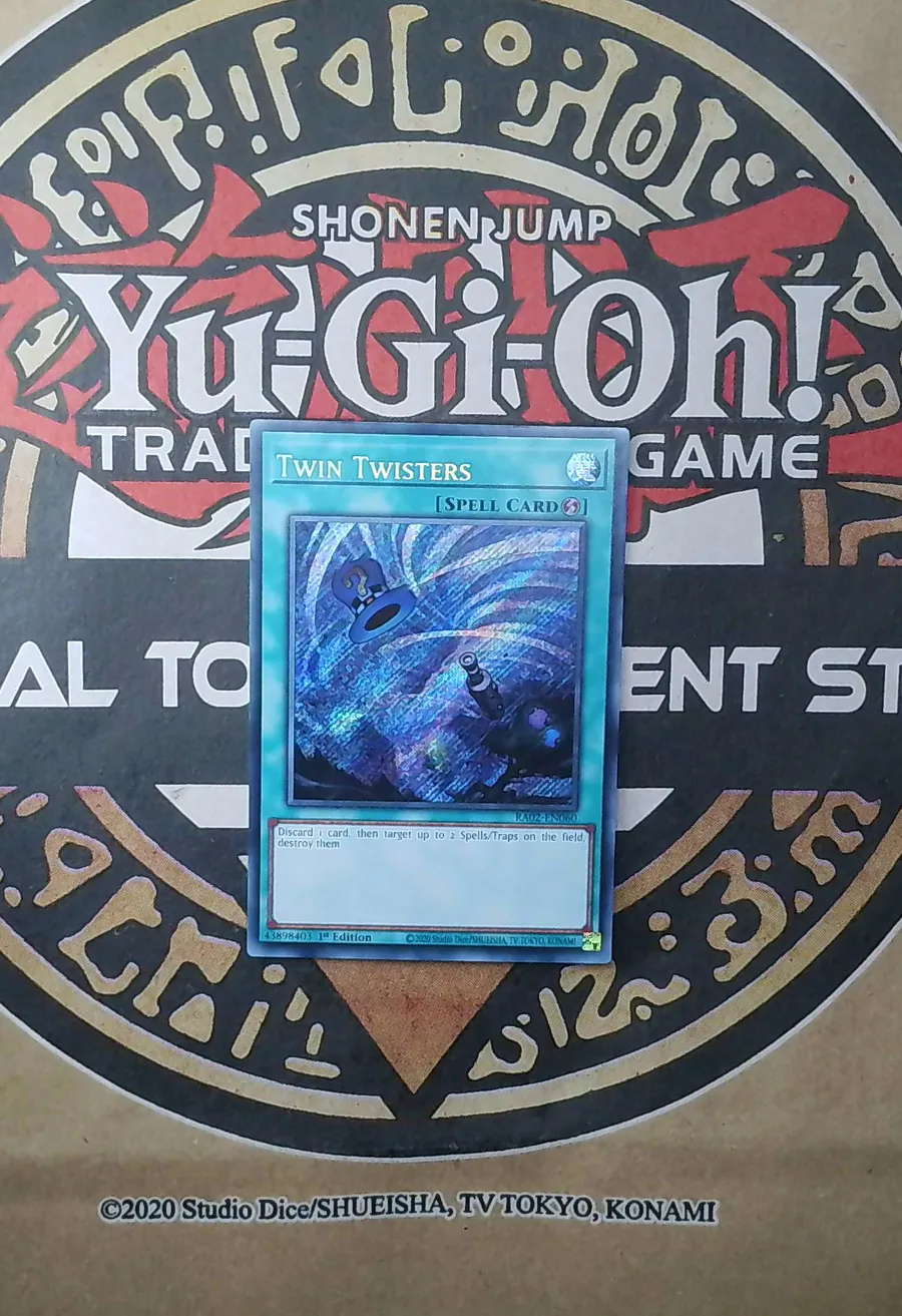 Twin Twisters RA02-EN060 Secret Rare front exact card scan