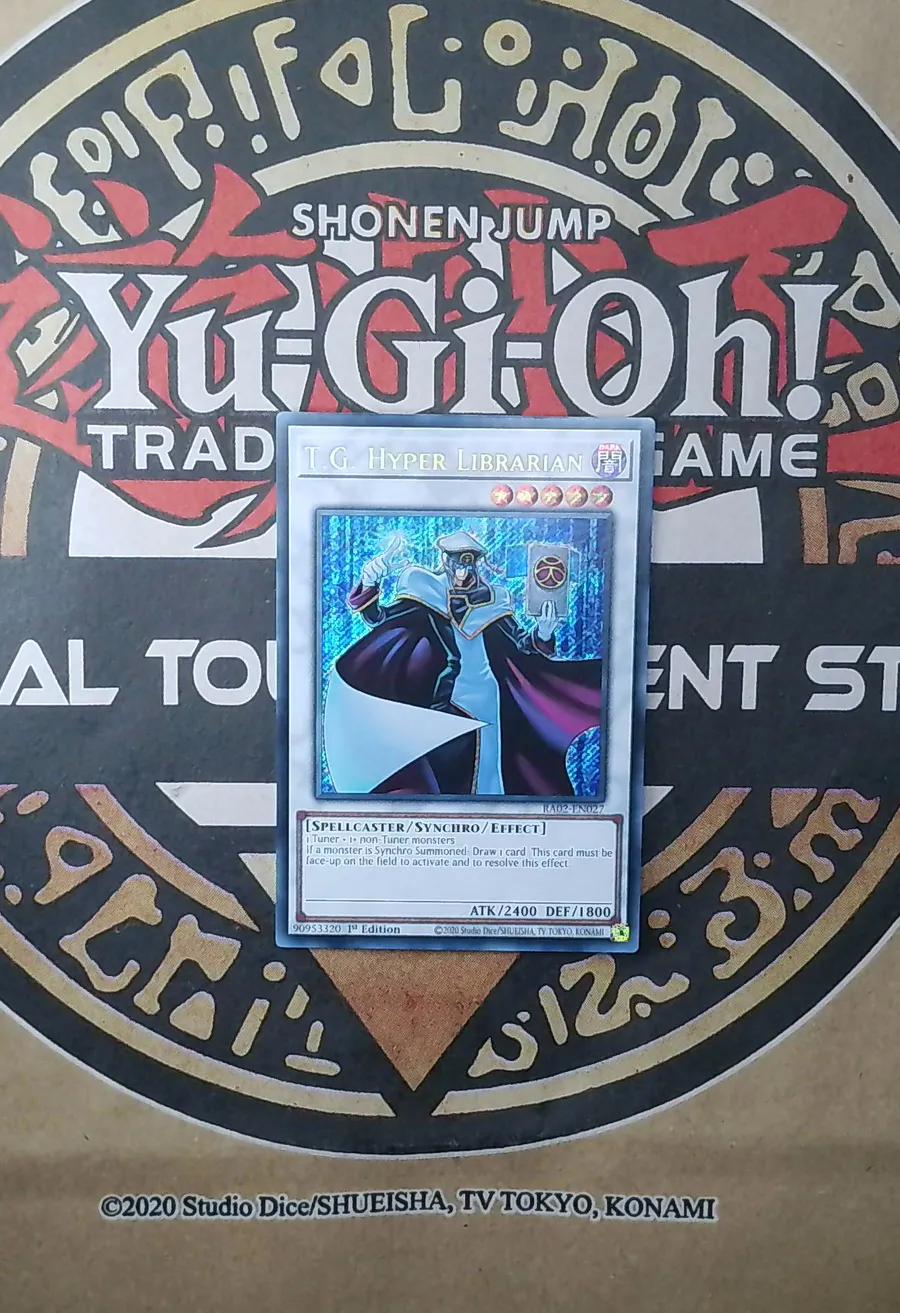 T.G. Hyper Librarian RA02-EN027 front exact card scan