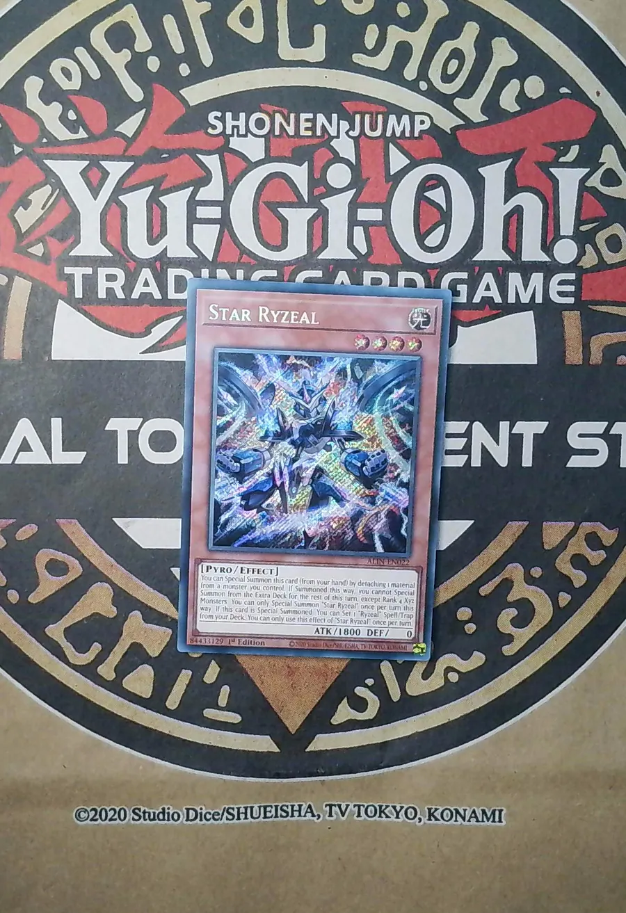 Star Ryzeal ALIN-EN022 Secret Rare front exact card scan