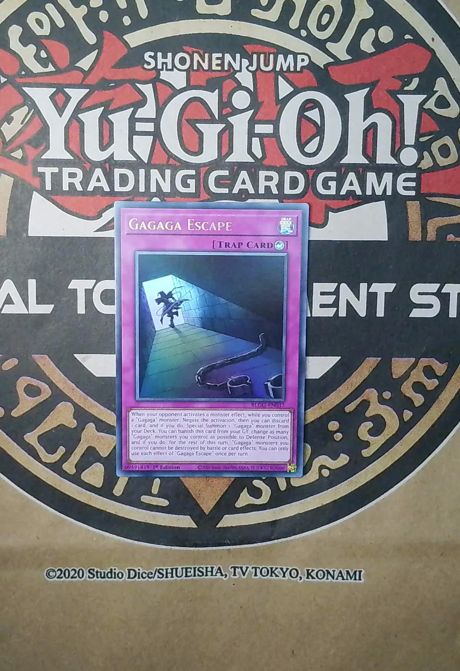 3x Gagaga Escape BLGG-EN037 Ultra Rare copy 2 front exact scan