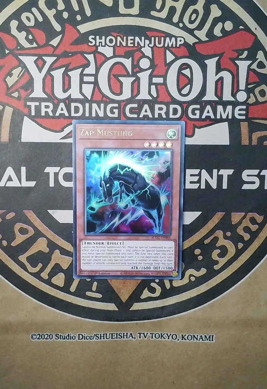 3x Zap Mustung BLGG-EN066 Ultra Rare copy 2 front exact scan