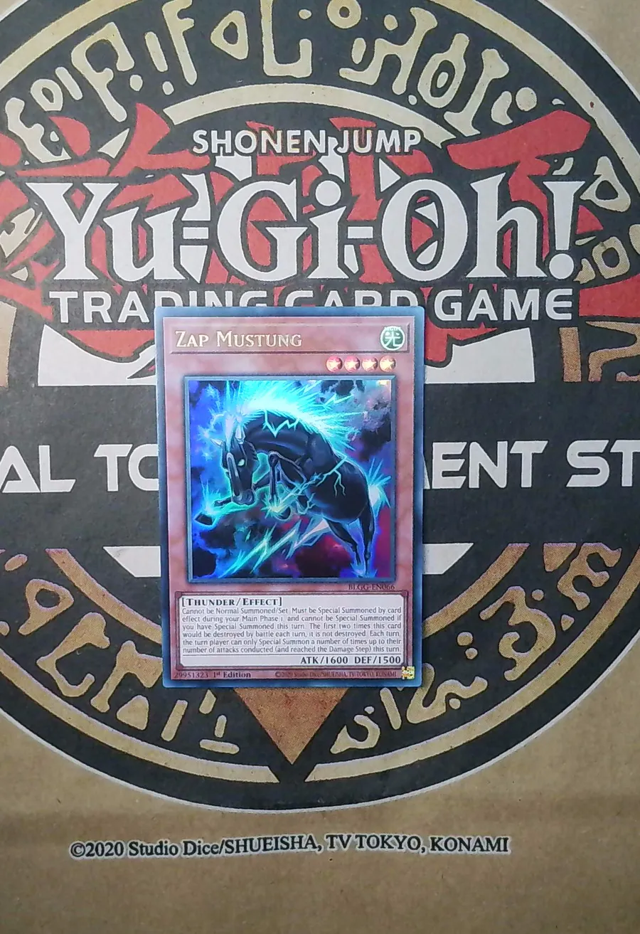 3x Zap Mustung BLGG-EN066 Ultra Rare copy 3 front exact scan