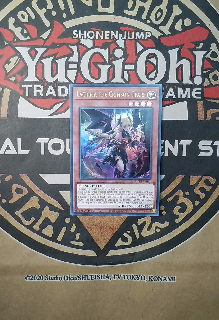Lacrima the Crimson Tears BLGG-EN081 Ultra Rare front exact card scan