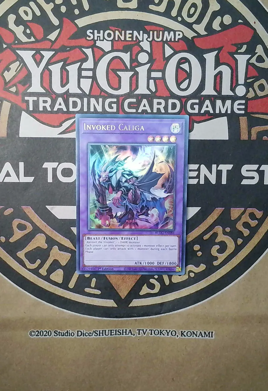 Invoked Caliga BLGG-EN084 Ultra Rare front exact card scan