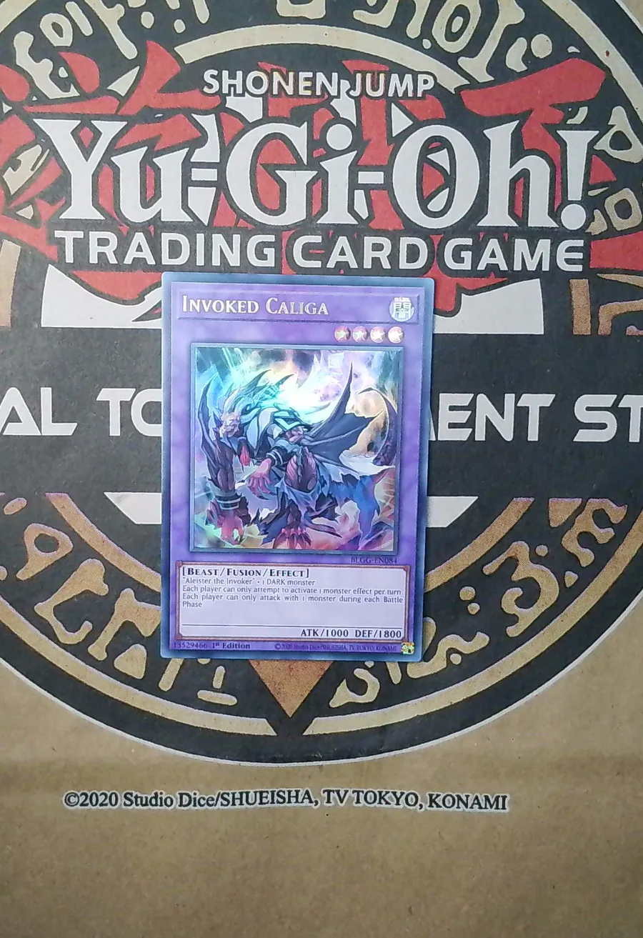 Invoked Caliga BLGG-EN084 Ultra Rare front exact card scan