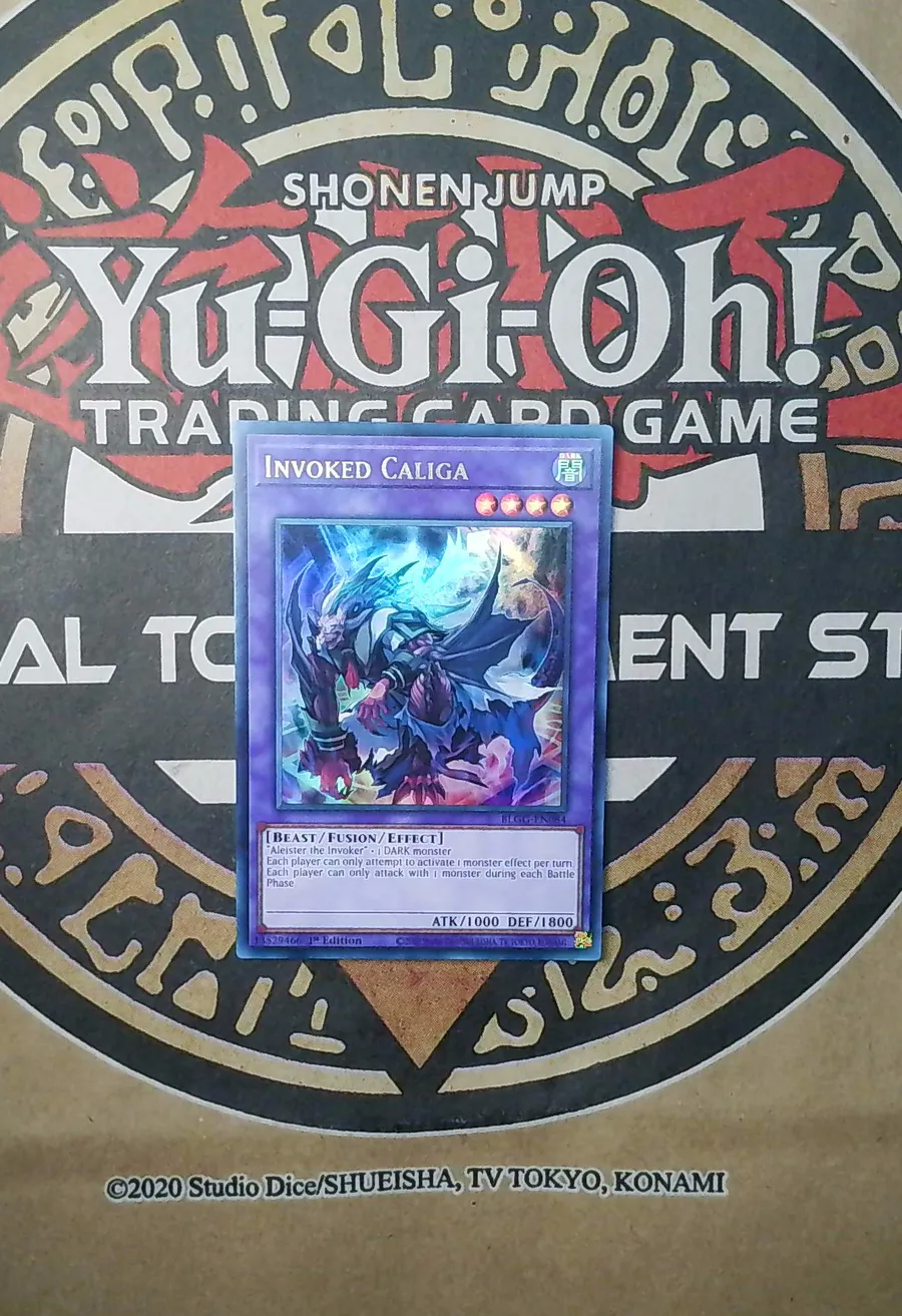 Invoked Caliga BLGG-EN084 Ultra Rare front exact card scan