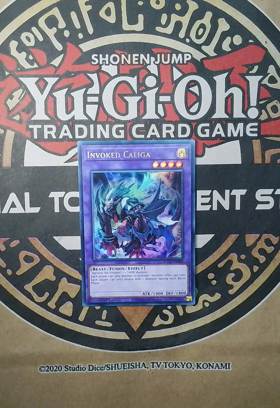Invoked Caliga BLGG-EN084 Ultra Rare front exact card scan