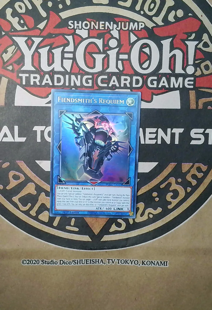 Fiendsmith's Requiem BLGG-EN103 Ultra Rare front exact card scan