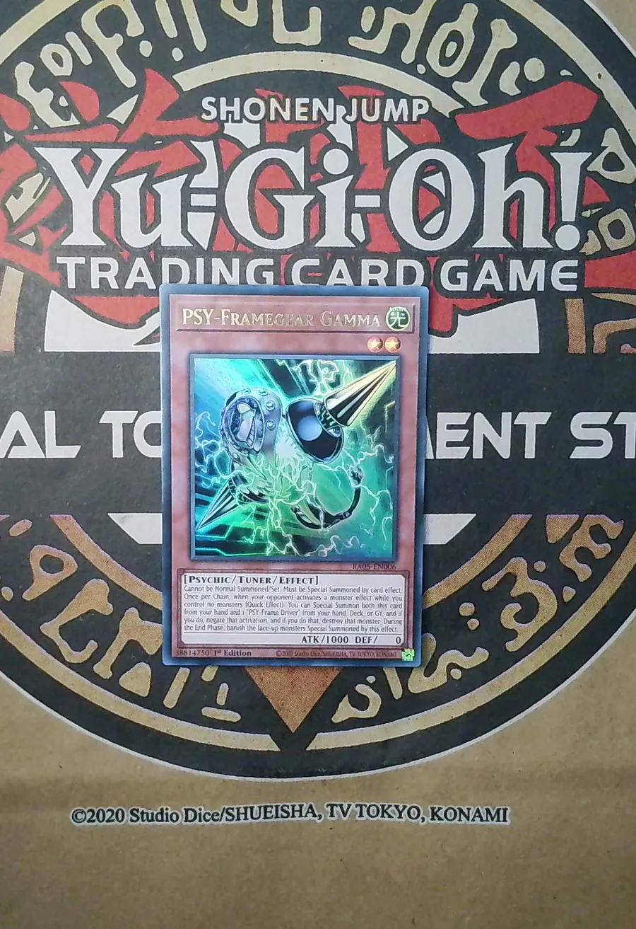 2x PSY-Framegear Gamma RA05-EN006 Ultra Rare copy 2 front exact scan