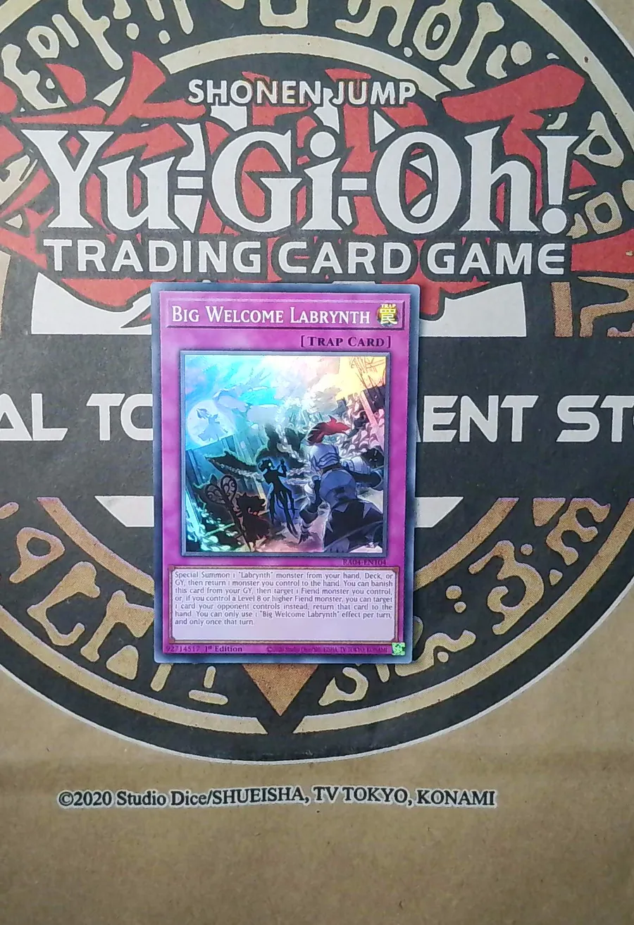 Big Welcome Labrynth RA04-EN104 Ultra Rare front exact card scan