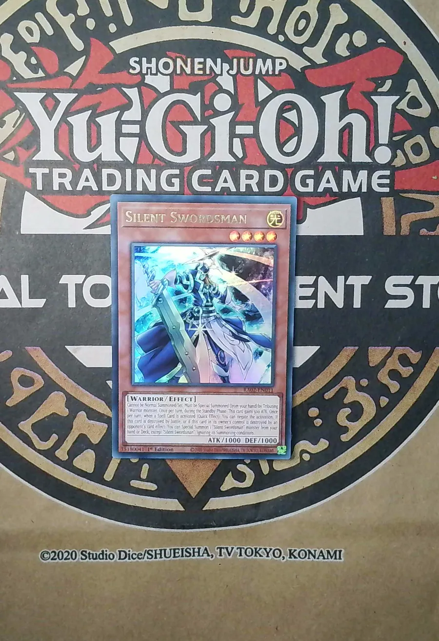 Silent Swordsman RA02-EN011 Ultra Rare front exact card scan