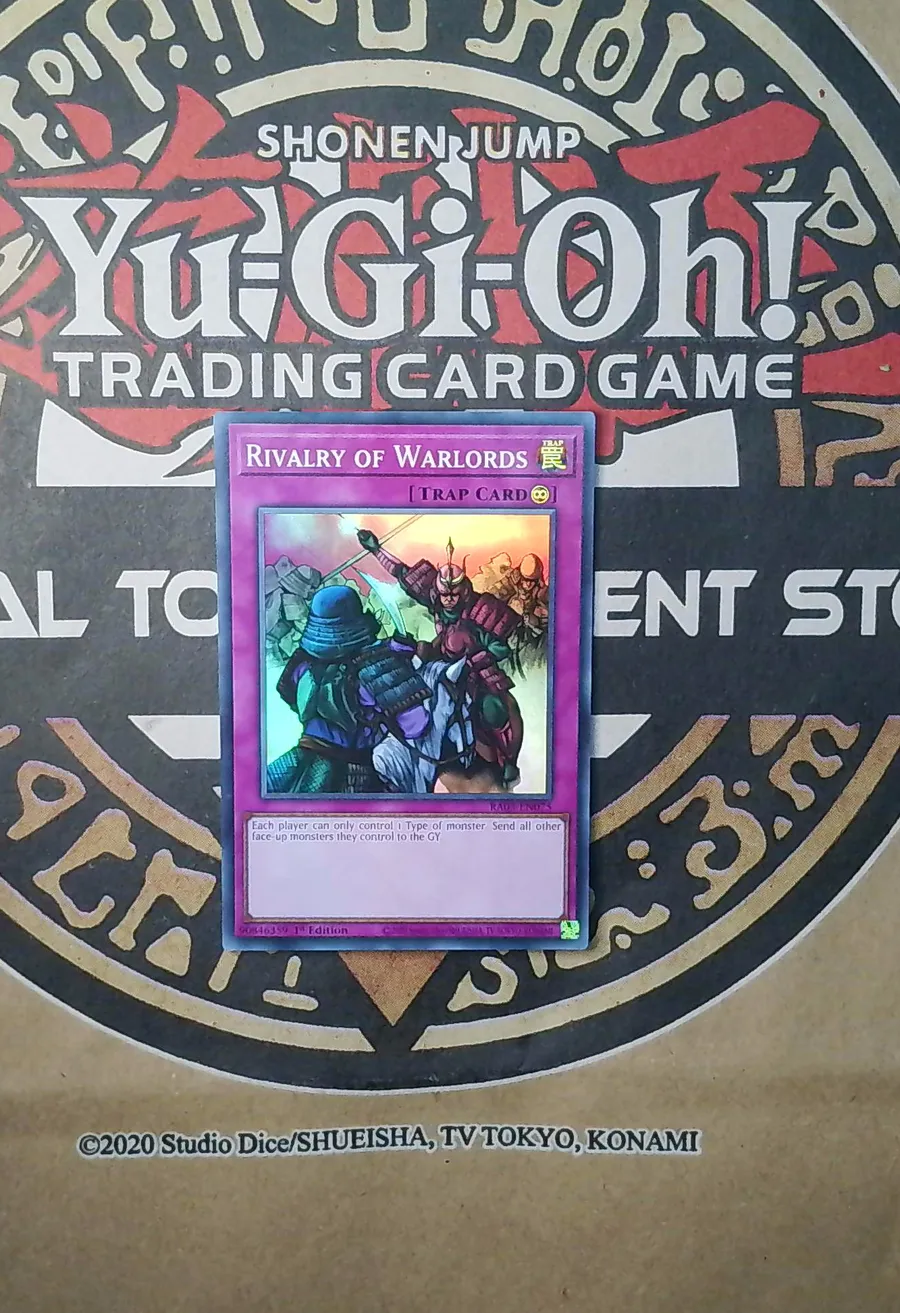 Rivalry of Warlords RA03-EN075 Ultra Rare front exact card scan
