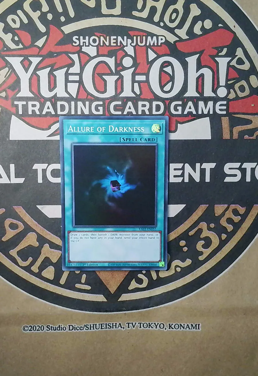 Allure of Darkness RA03-EN055 Ultra Rare front exact card scan