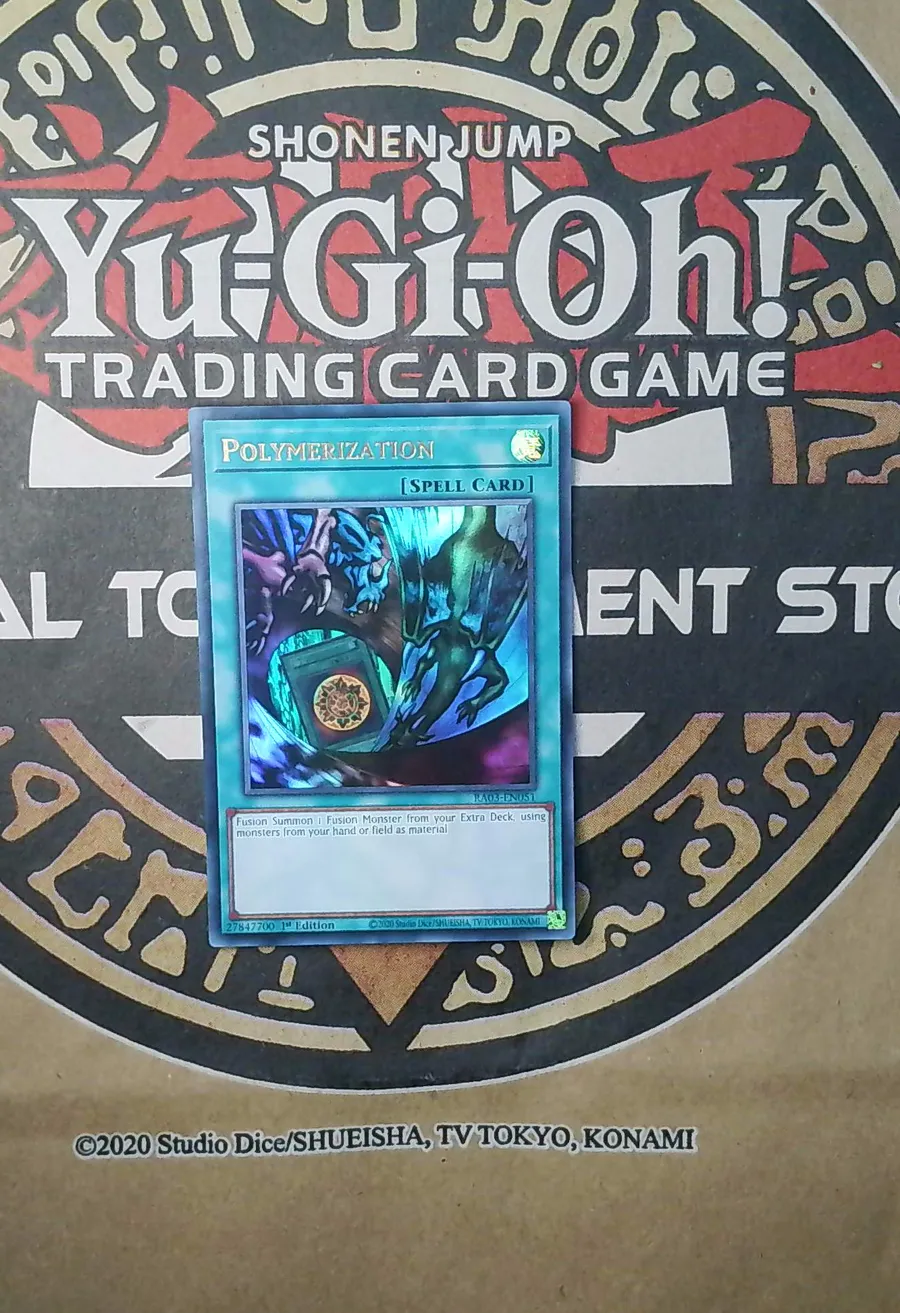 Polymerization RA03-EN051 Ultra Rare front exact card scan