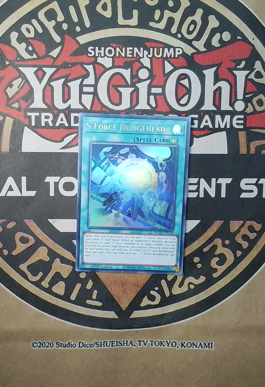 3x S-Force Bridgehead BLGG-EN118 Ultra Rare copy 1 front exact scan