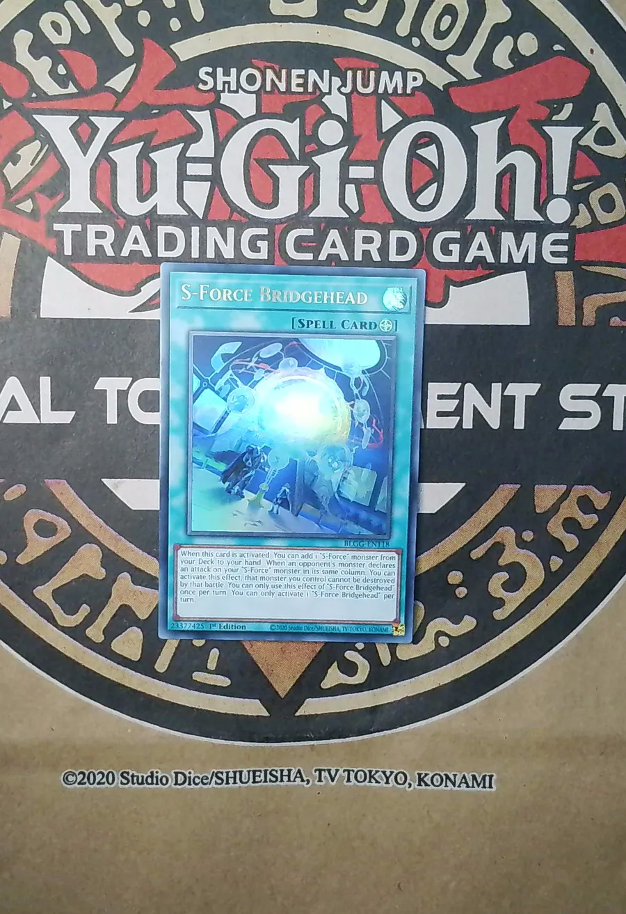 3x S-Force Bridgehead BLGG-EN118 Ultra Rare copy 2 front exact scan