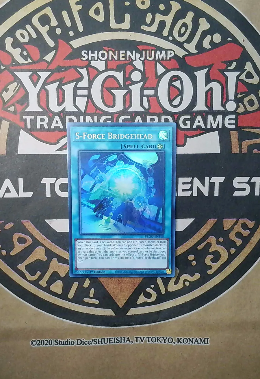 3x S-Force Bridgehead BLGG-EN118 Ultra Rare copy 3 front exact scan