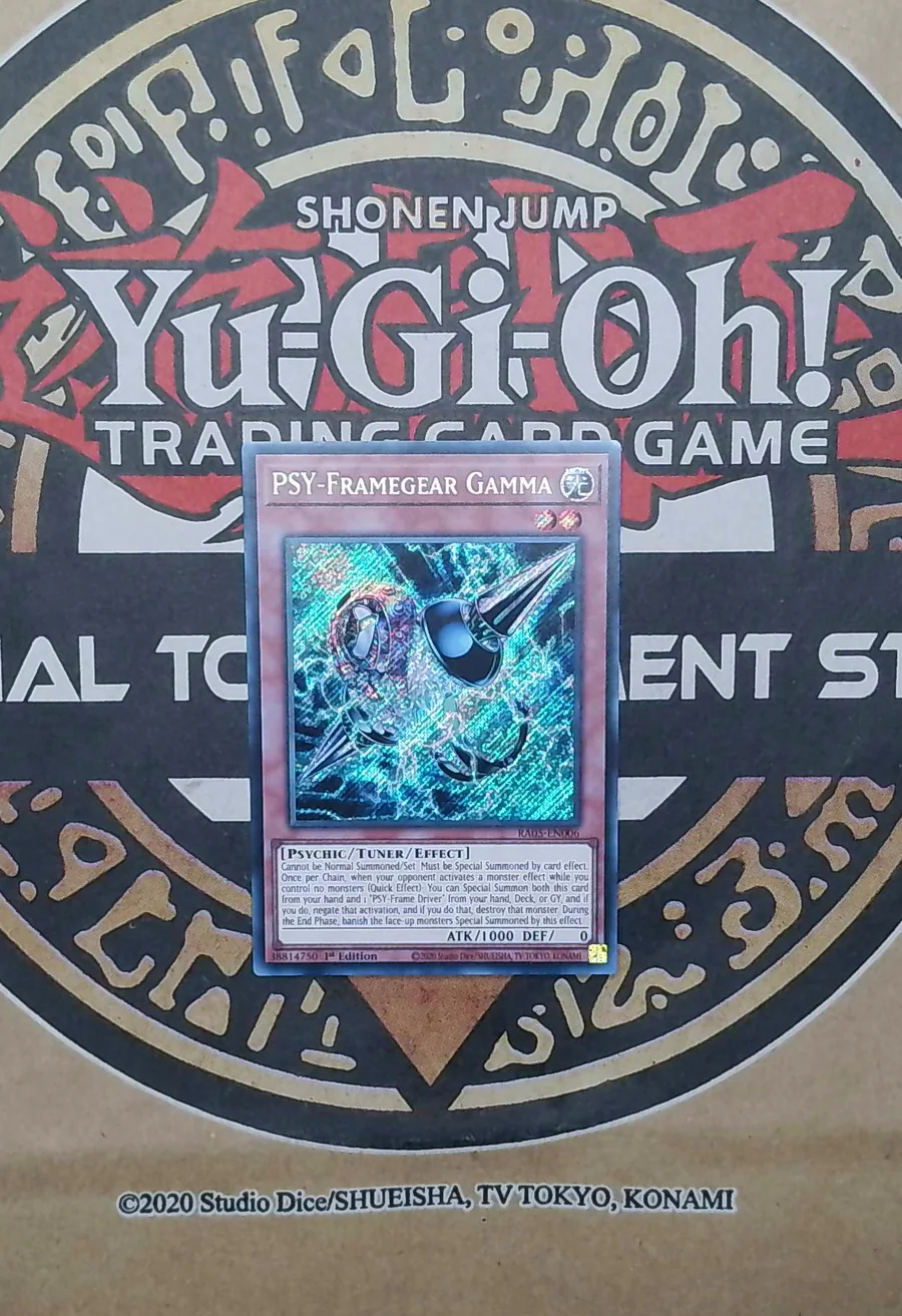 PSY-Framegear Gamma RA05-EN006 Secret Rare front exact card scan