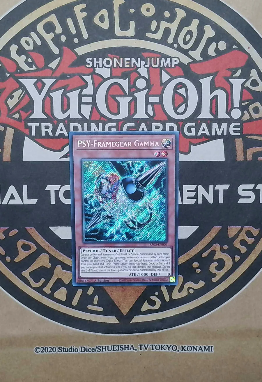 PSY-Framegear Gamma RA05-EN006 Secret Rare front exact card scan