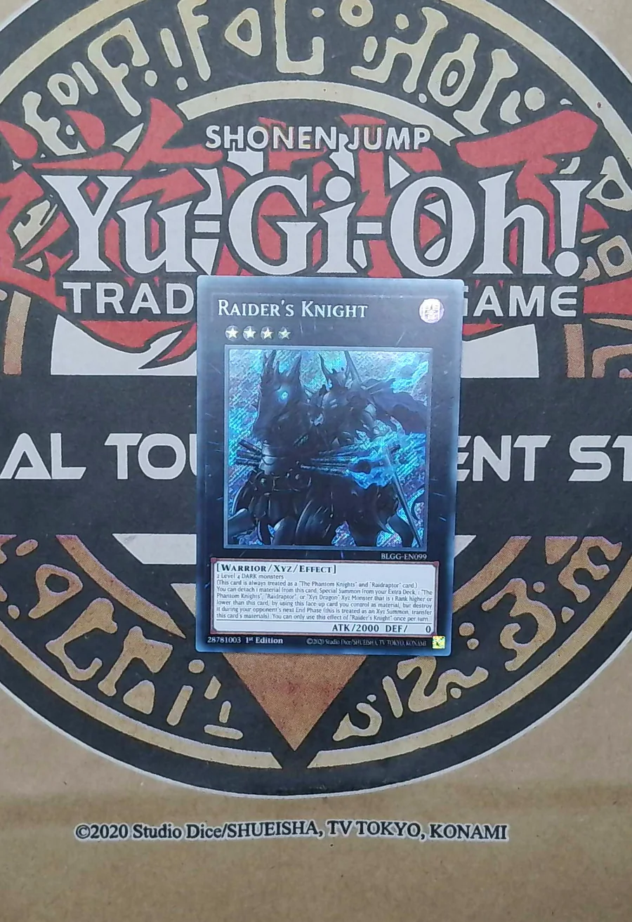 Raider's Knight BLGG-EN099 Secret Rare front exact card scan