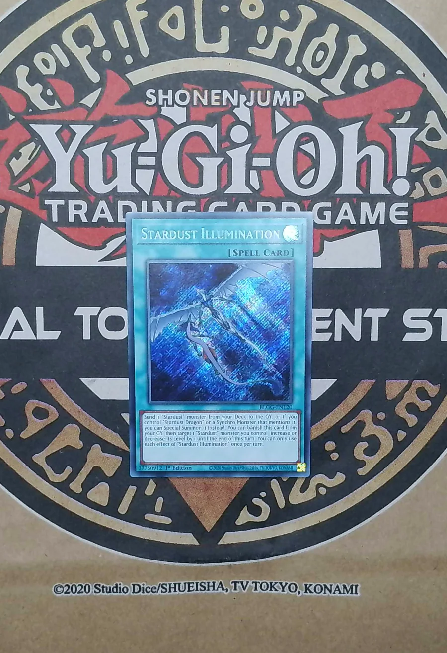 3x Stardust Illumination BLGG-EN120 Secret Rare copy 1 front exact scan