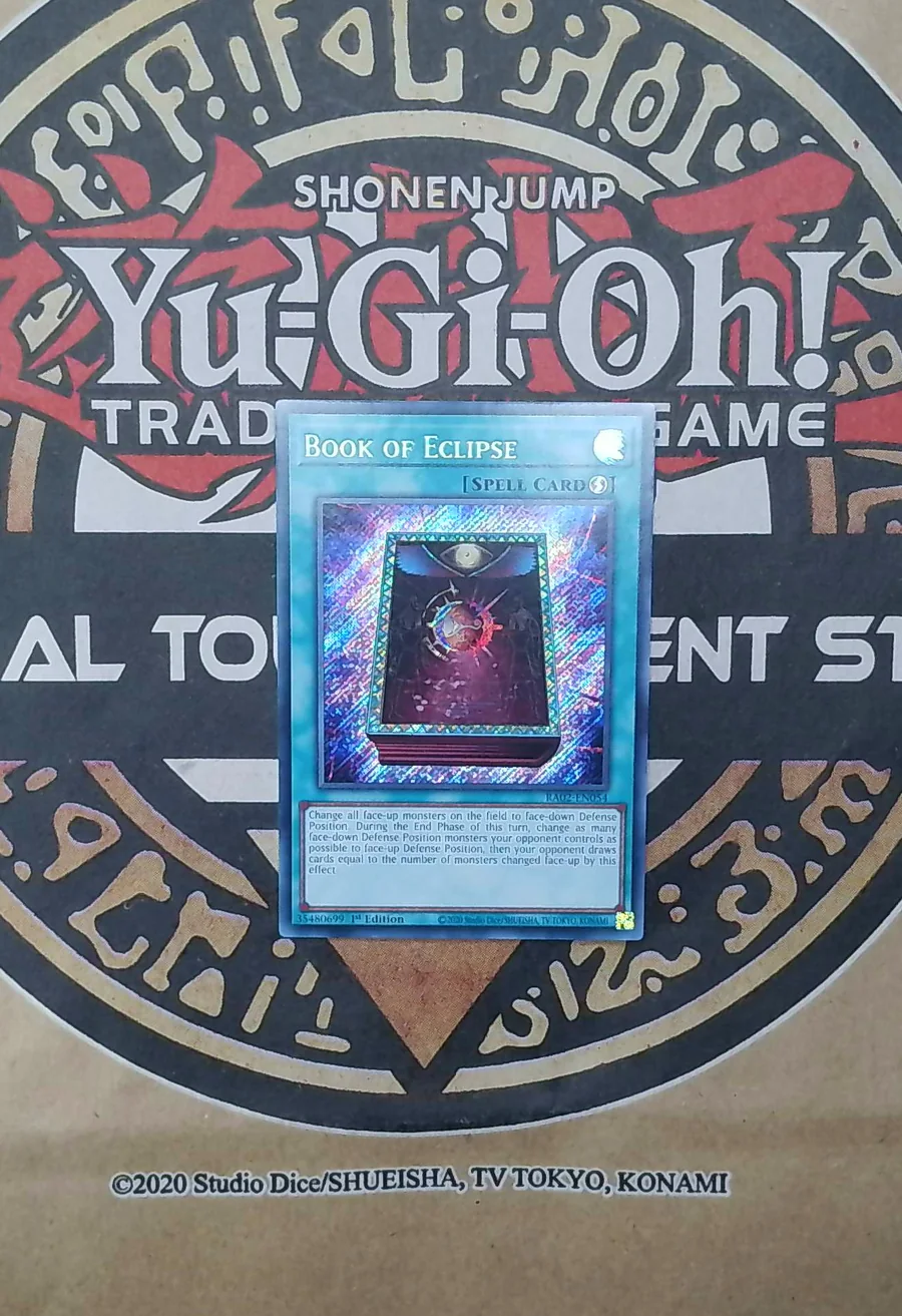 Book of Eclipse RA02-EN054 Secret Rare front exact card scan