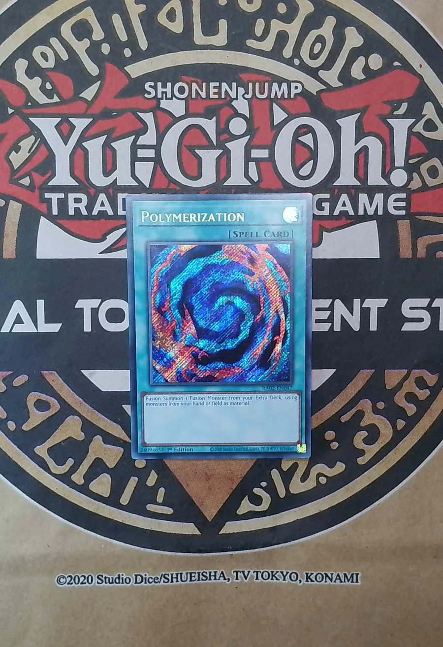 Polymerization RA02-EN047 Secret Rare front exact card scan