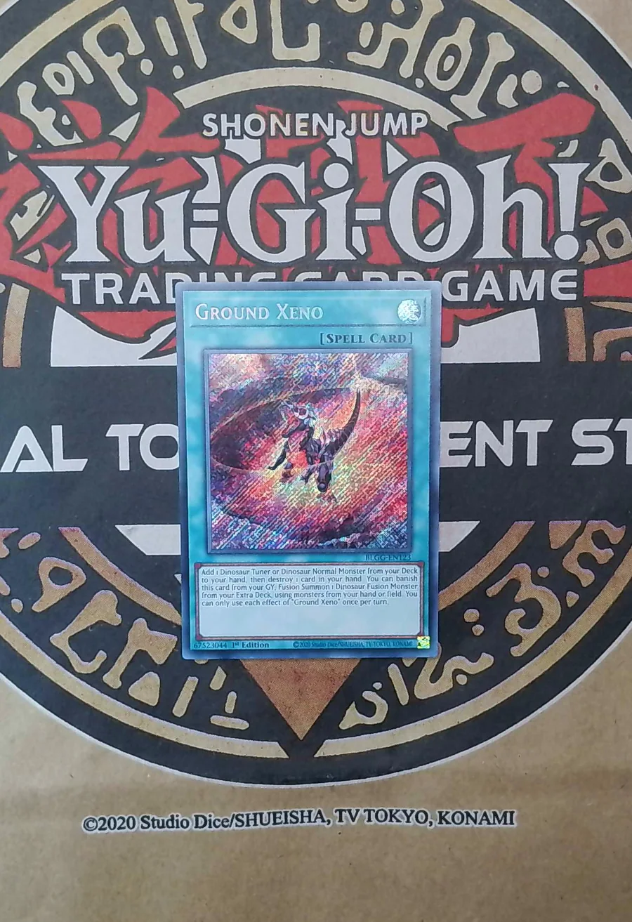 Ground Xeno BLGG-EN123 Secret Rare front exact card scan