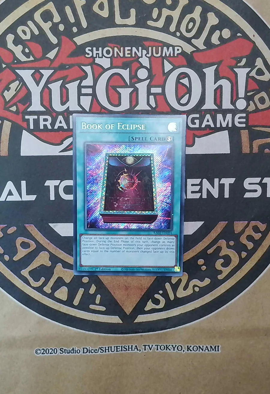 Book of Eclipse RA02-EN054 Secret Rare front exact card scan