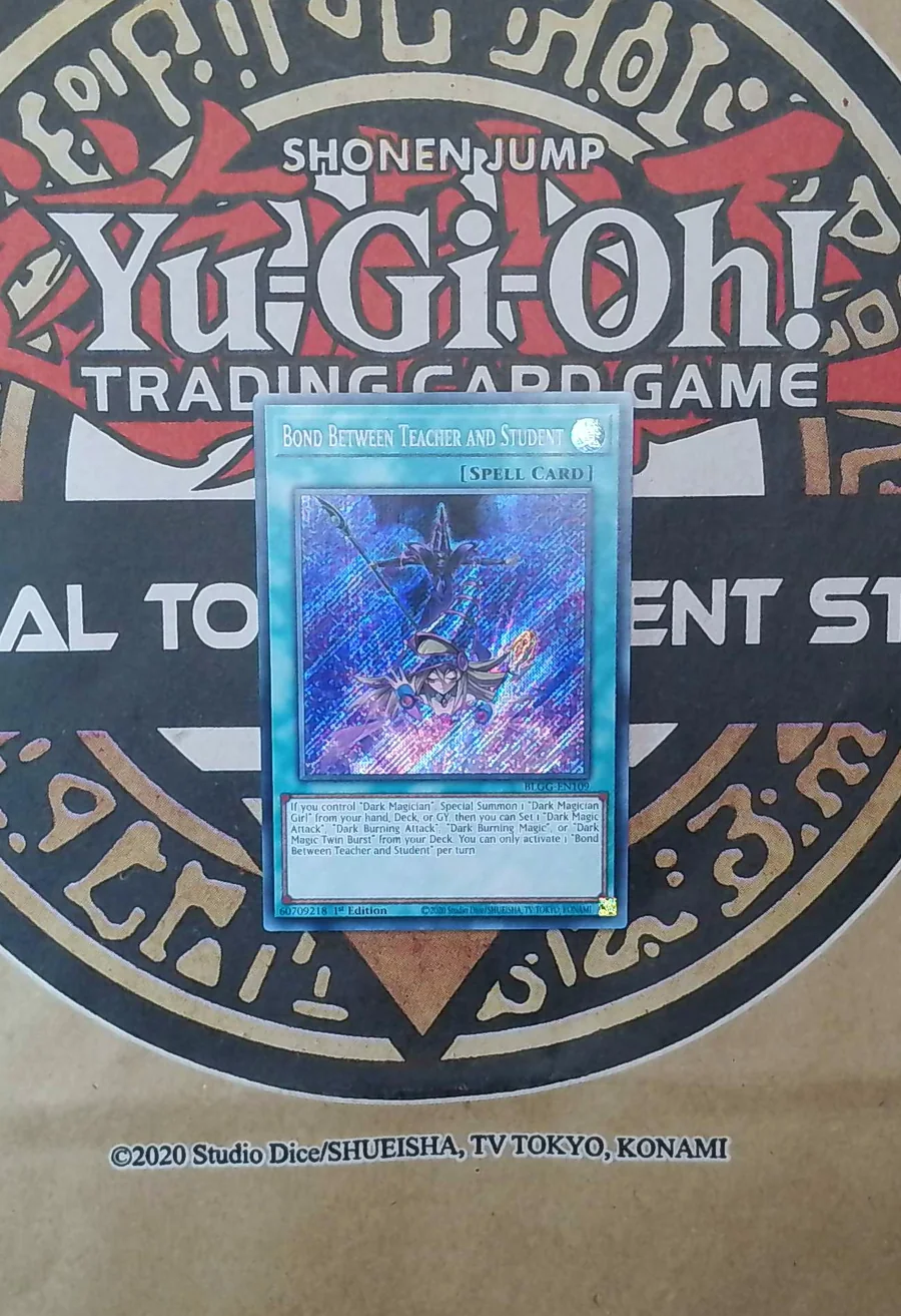 Bond Between Teacher and Student BLGG-EN109 Secret Rare front exact card scan
