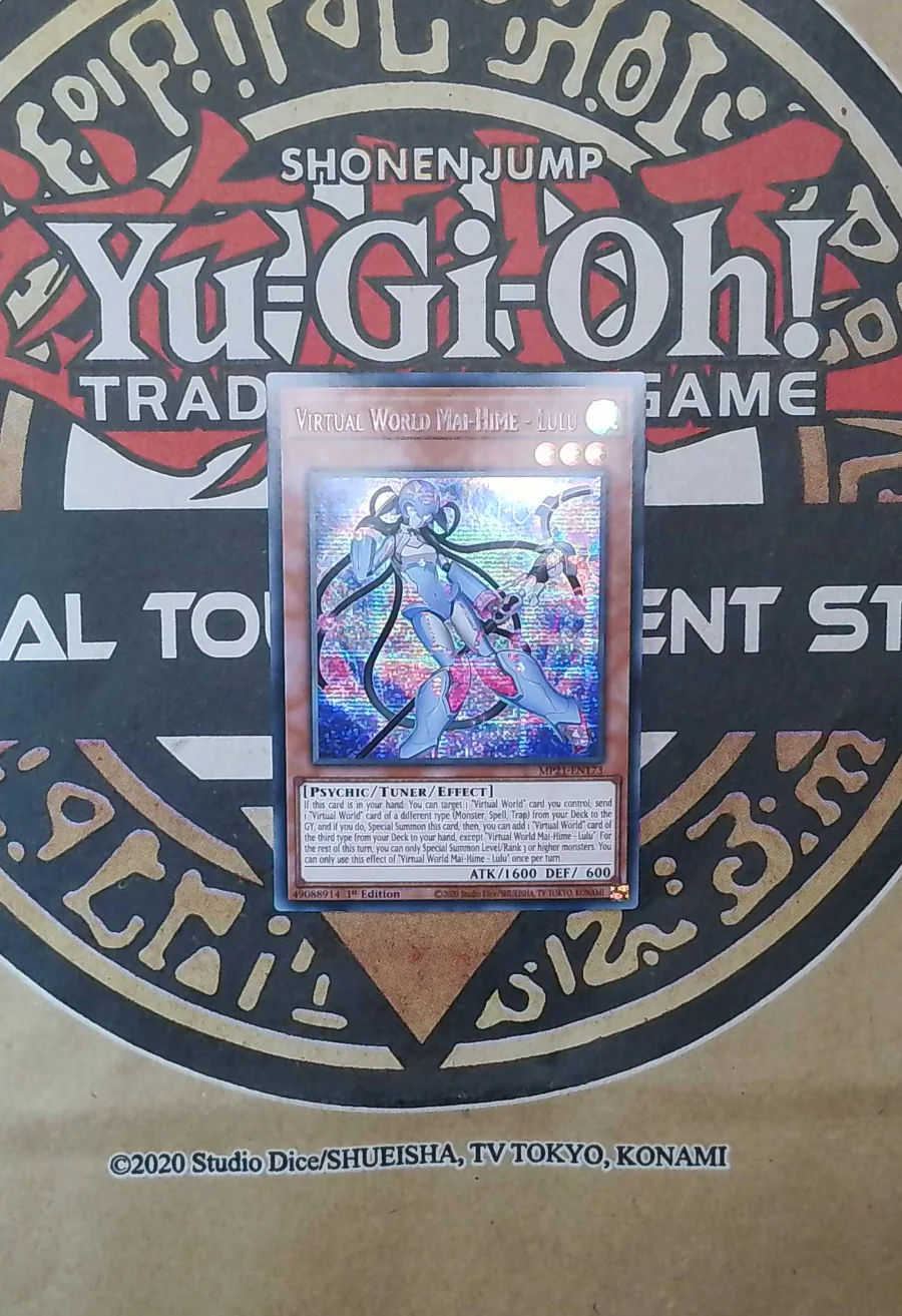 Virtual World Mai-Hime - Lulu MP21-EN173 Prismatic Secret Rare front exact card scan