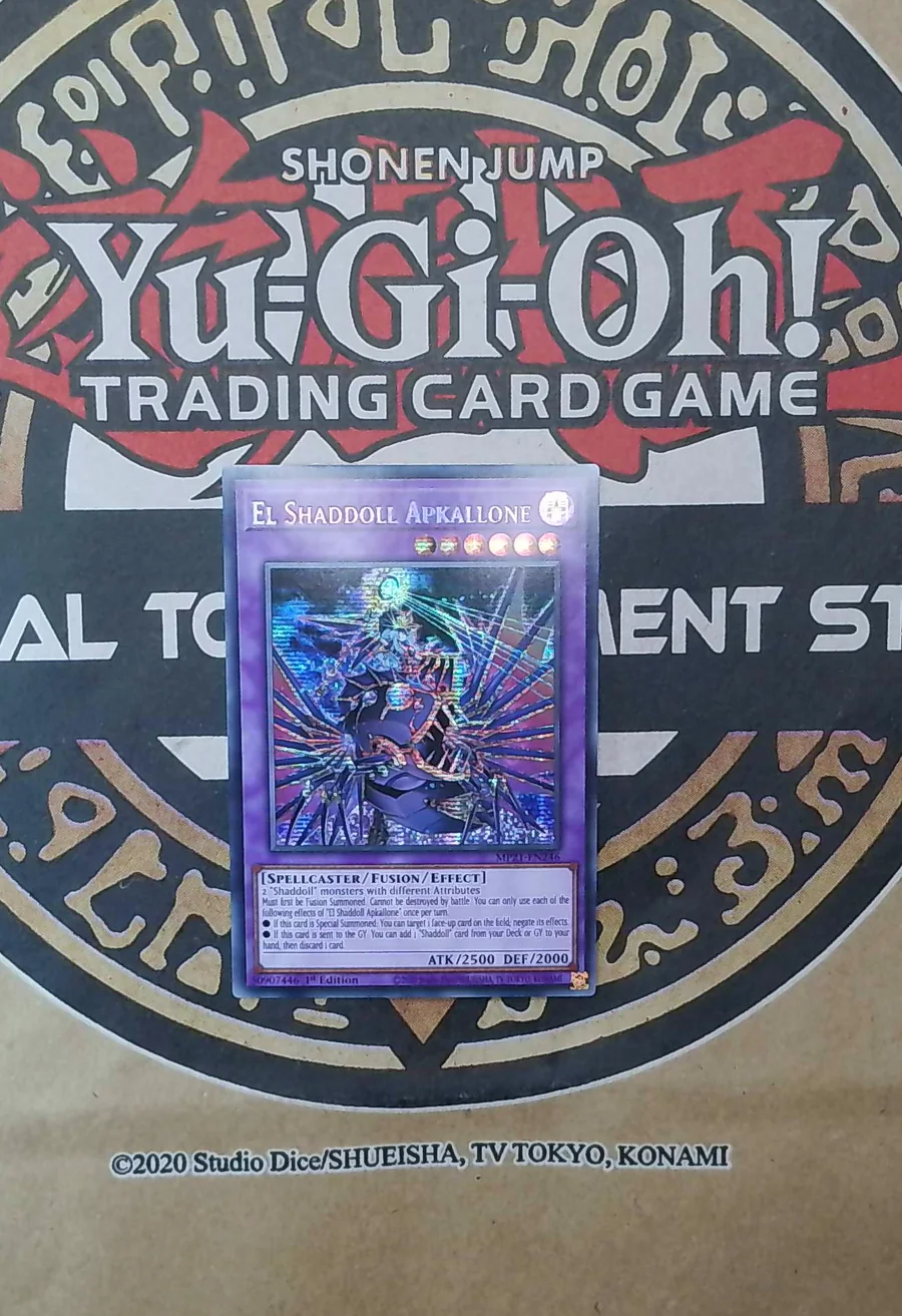 El Shaddoll Apkallone MP21-EN246 Prismatic Secret Rare front exact card scan