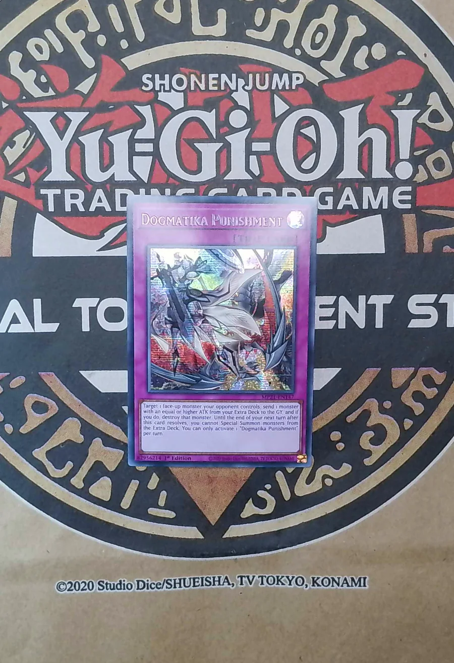 Dogmatika Punishment MP21-EN147 Prismatic Secret Rare front exact card scan