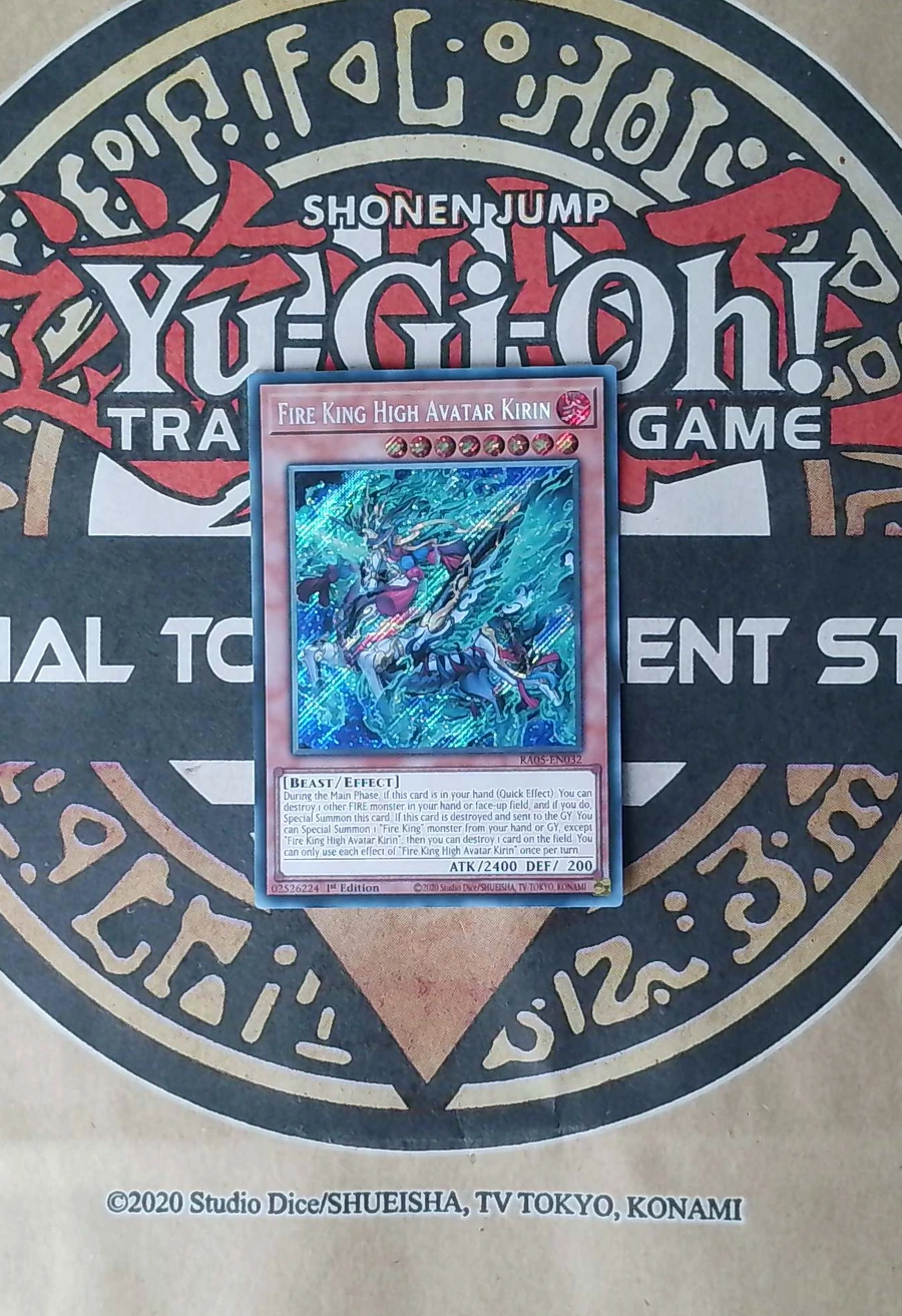 Fire King High Avatar Kirin RA05-EN032 Starlight Rare front exact card scan
