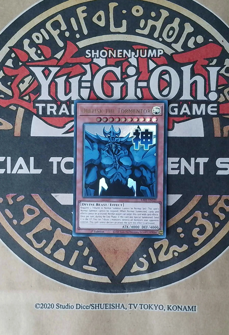 Obelisk the Tormentor RA05-EN129 Ultra Rare front exact card scan
