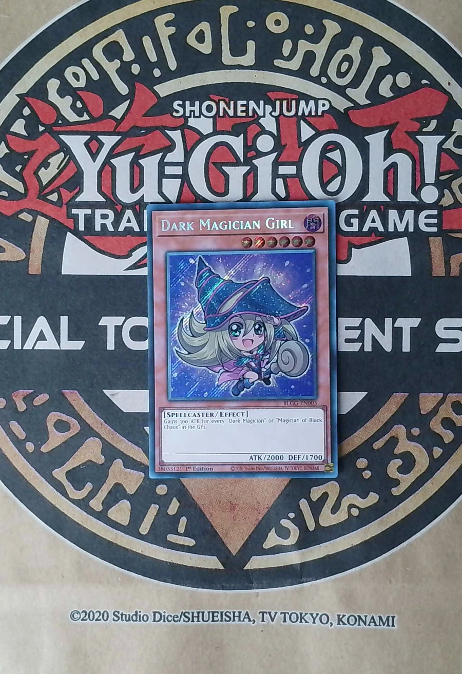 Dark Magician Girl BLGG-EN003 Secret Rare front exact card scan