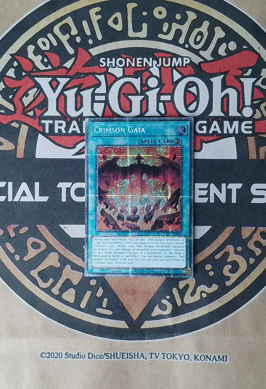 Crimson Gaia RA05-EN070 Starlight Rare front exact card scan
