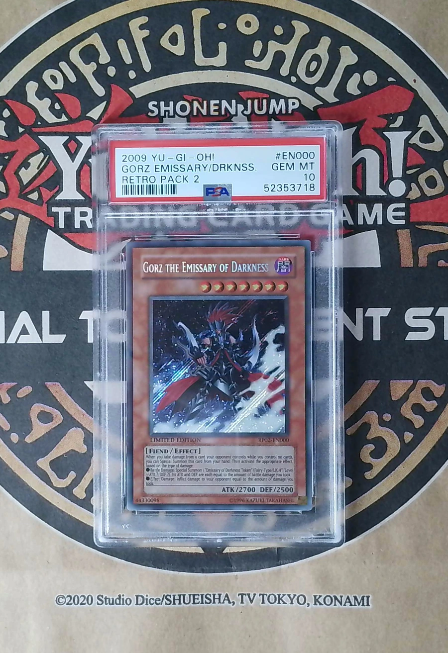 Gorz the Emissary of Darkness (PSA 10) RP02-EN000 Secret Rare front exact card scan
