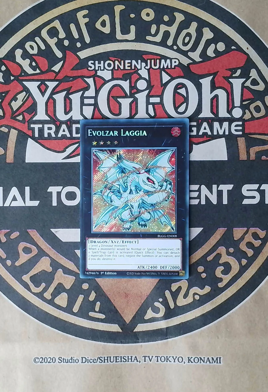 Evolzar Laggia BLGG-EN008 Secret Rare front exact card scan