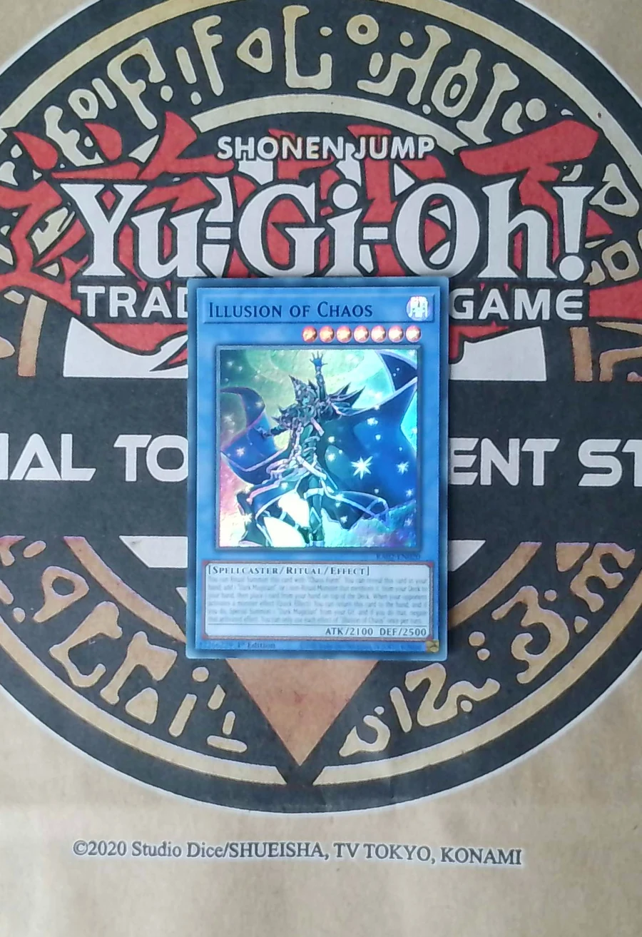 Illusion of Chaos RA02-EN020 Secret Rare front exact card scan