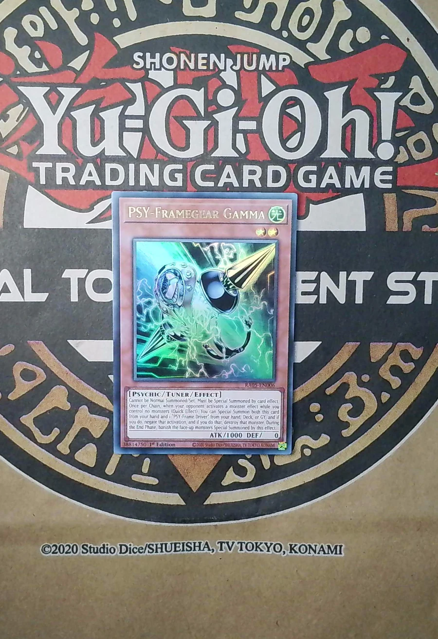 PSY-Framegear Gamma RA05-EN006 Secret Rare front exact card scan