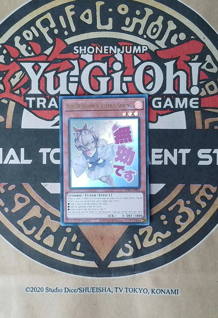 Ash Blossom & Joyous Spring RA05-EN091 Ultra Rare front exact card scan
